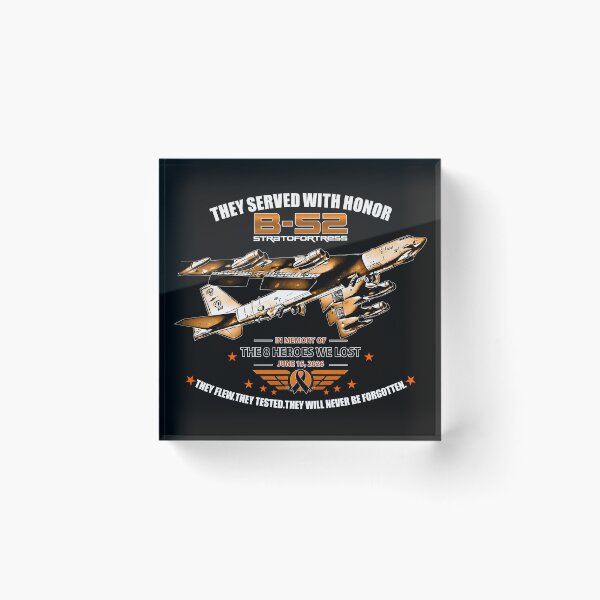 Item preview, B-52 Stratofortress Memorial Tribute | Honoring the 8 Heroes We Lost designed and sold by Aerolovers.