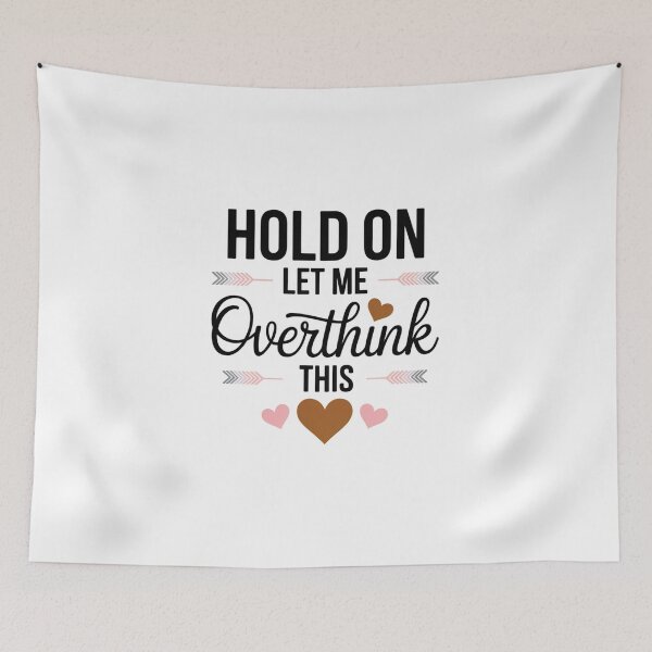 Item preview, Funny Overthinking Shirt Hold On Let Me Overthink This designed and sold by Cool-cat-art.