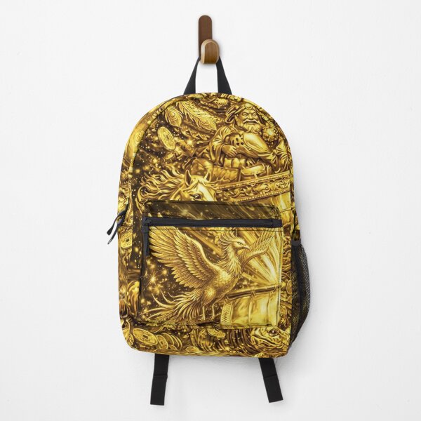 Item preview, Golden Treasure Ship of the Seven Lucky Gods | Dragon Phoenix Wealth Prosperity Art designed and sold by LOVEARTDESIGN.