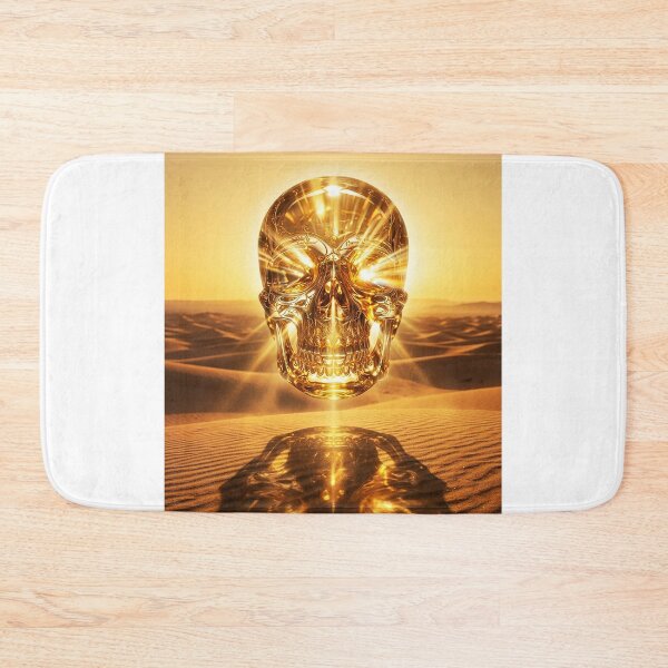 Item preview, Gold dust desert skull designed and sold by FreshFrankies.
