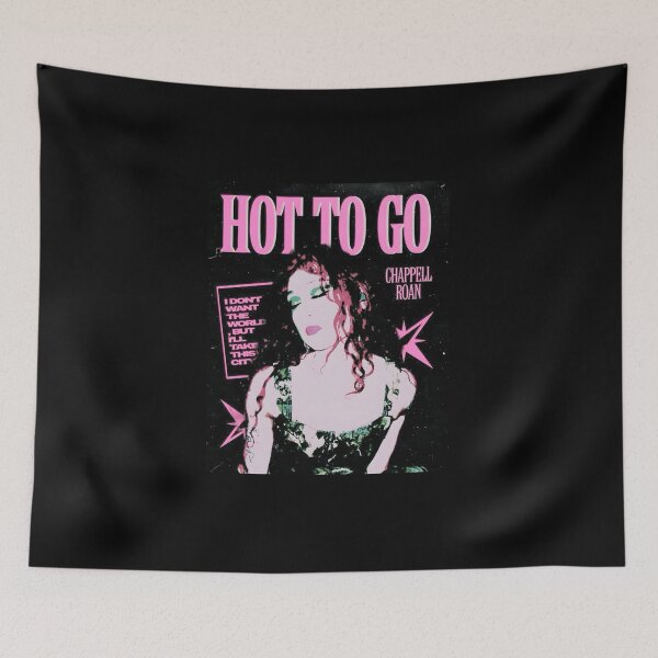 Item preview, Chappell Roan Hot To Go Fan Art Poster – Pop Art Pink Lyric Graphic Print designed and sold by gringoods.