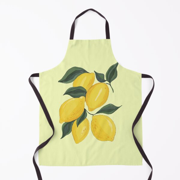 Item preview, Five Watercolor Lemons with Leaves – Mediterranean Citrus Illustration designed and sold by EmeraldeaArt.