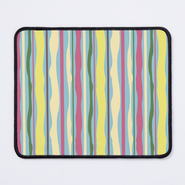 Item preview, Colourful wavy stripes in yellow, pink and blue designed and sold by KateKeoganDesign.