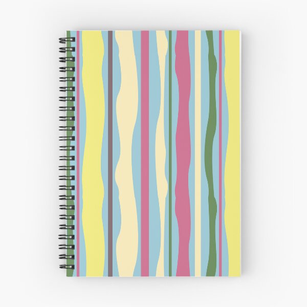 Item preview, Colourful wavy stripes in yellow, pink and blue designed and sold by KateKeoganDesign.