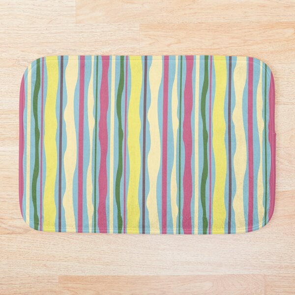 Item preview, Rayas onduladas de colores en amarillo, rosa y azul. designed and sold by KateKeoganDesign.