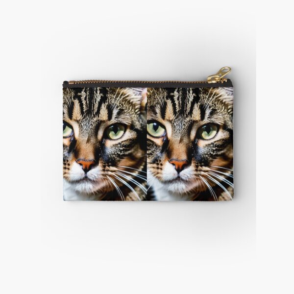 Item preview, Animals - Tabby Cat with Green Eyes, Intense Feline Portrait designed and sold by DoodyPets.