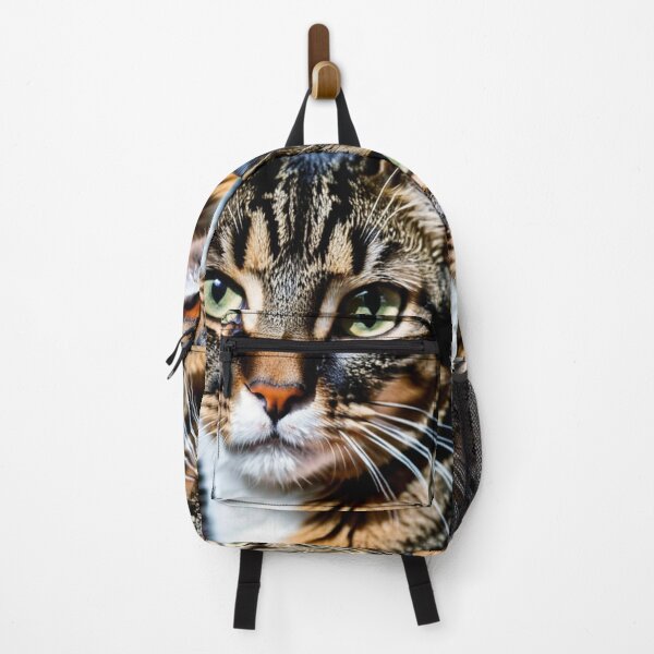 Item preview, Animals - Tabby Cat with Green Eyes, Intense Feline Portrait designed and sold by DoodyPets.