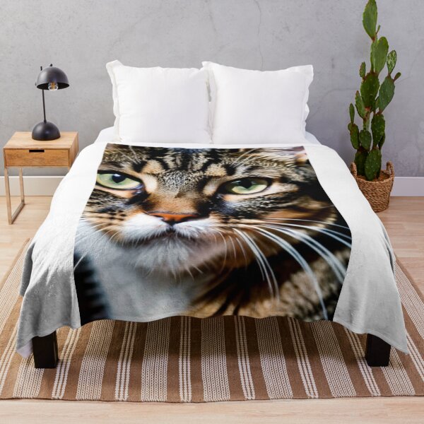 Item preview, Animals - Tabby Cat with Green Eyes, Intense Feline Portrait designed and sold by DoodyPets.