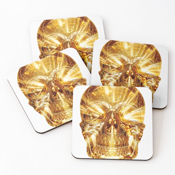 Item preview, The golden light skull designed and sold by FreshFrankies.