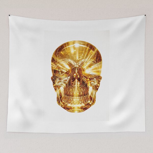 Item preview, The golden light skull designed and sold by FreshFrankies.