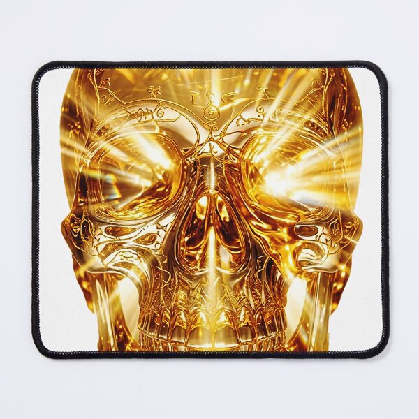 Item preview, The golden light skull designed and sold by FreshFrankies.