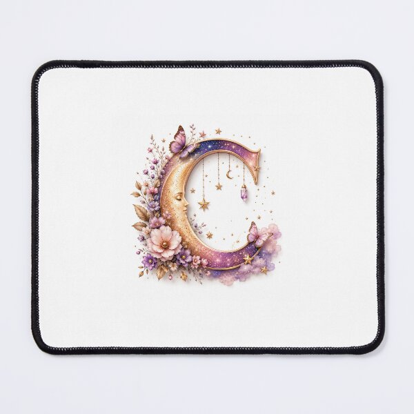 Item preview, Celestial Floral Letter C designed and sold by DaryaArtFrance.