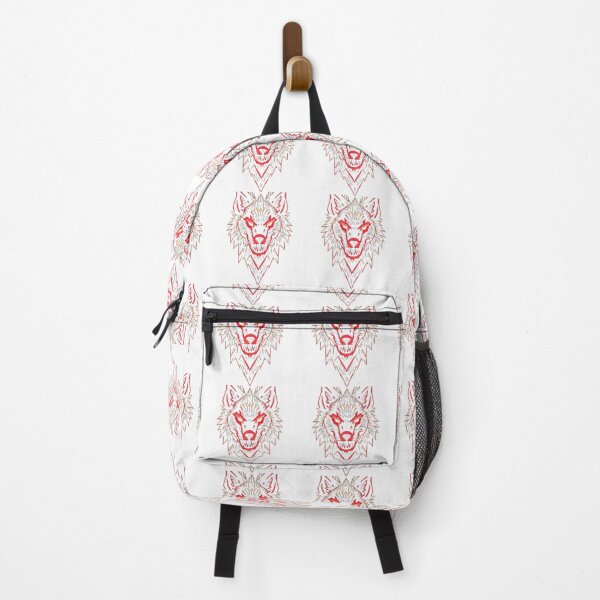 Item preview, Fierce Tribal Wolf Head – Angry Red-Eyed Wild Animal Sketch designed and sold by RaresS.