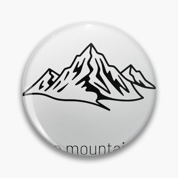 Item preview, The Mountains Are Calling | Minimalist Mountain Line Art | Hiking Gift | Outdoor Adventure Design designed and sold by N0irNest.