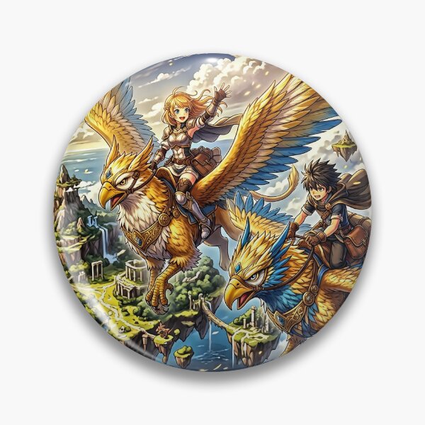 Item preview, Sky Rider's Academy - Wall art - Gold designed and sold by UnclePeero.