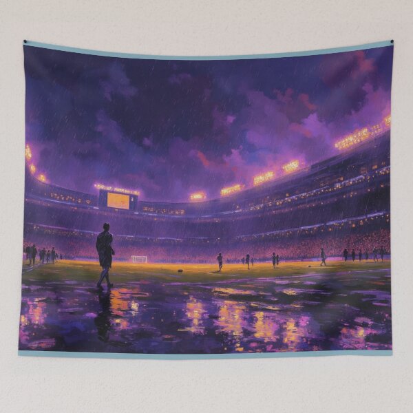Item preview, Rainy Soccer Stadium designed and sold by Mary Spencer.