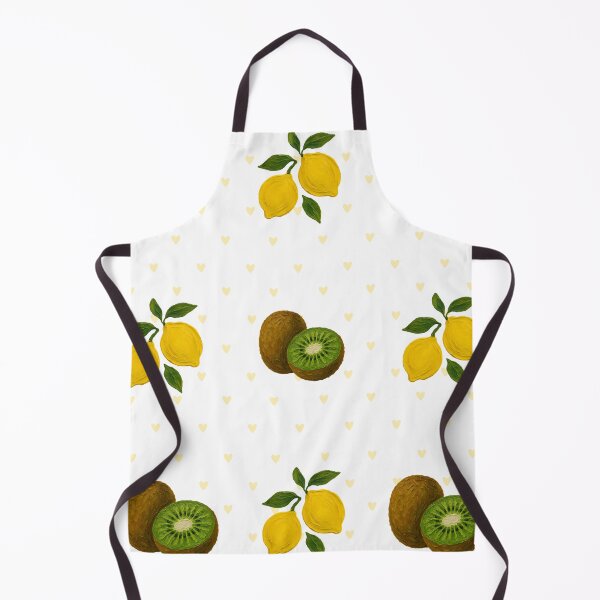 Item preview, kiwi and lemons on a background of hearts designed and sold by La-Bogi.