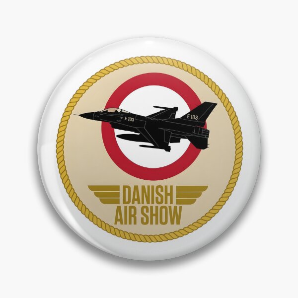 Item preview, Danish Air Show F-16 Commemorative Patch designed and sold by CharlieDesings.