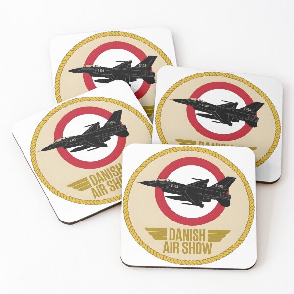 Aperçu de l'œuvre Écusson commémoratif du F-16 du salon aéronautique danois créée et vendue par CharlieDesings.