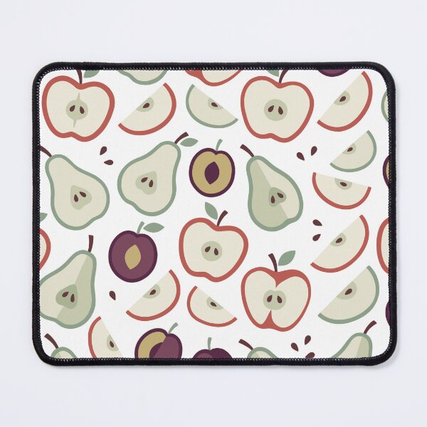 Item preview, Minimalist Retro Apples Pears and Plums Fruits Seamless Pattern designed and sold by DiNata.