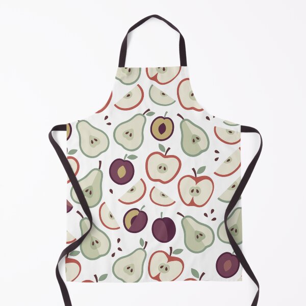 Item preview, Minimalist Retro Apples Pears and Plums Fruits Seamless Pattern designed and sold by DiNata.