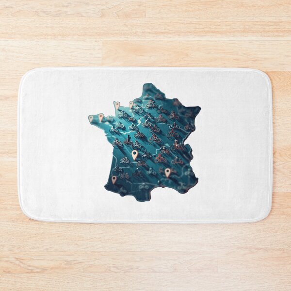Item preview, Le Tour De France Map Gift Aesthetic designed and sold by StylePrynt.
