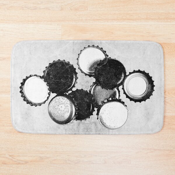 Item preview, Scattered Bottle Caps Dark Bar Aftermath Drink Culture Art designed and sold by Ghoul Enterprises.