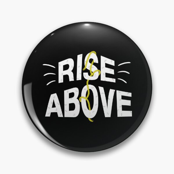 Item preview, Rise Above Grunge Streetwear Chain Graphic in white colour  designed and sold by Kitishop.