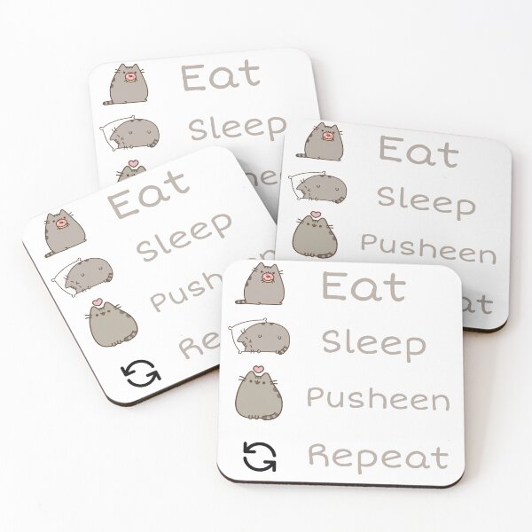 Item preview, Eat, sleep, Pusheen, repeat designed and sold by Lexi DesignZ .