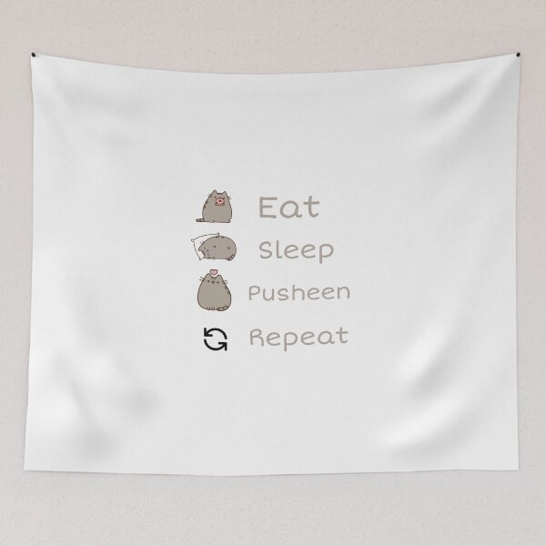 Item preview, Eat, sleep, Pusheen, repeat designed and sold by Lexi DesignZ .