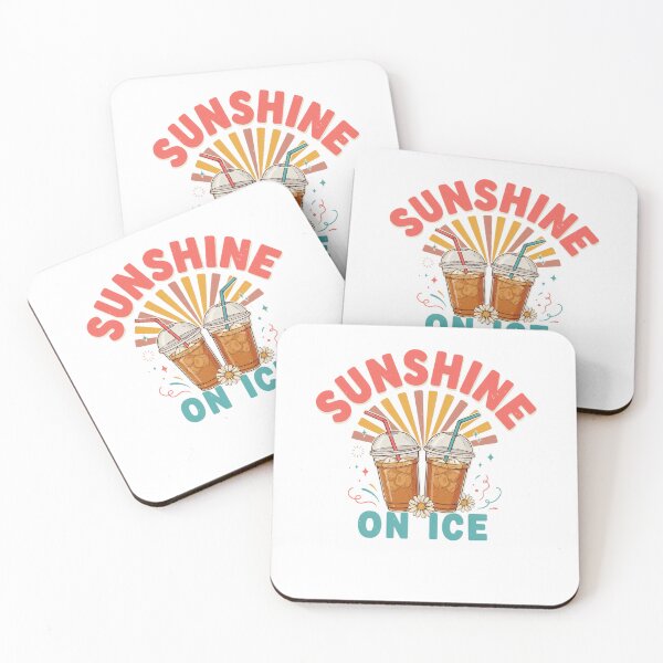 Item preview, Iced coffee and sun - Coffee and sunshine - Coffee lover -  Trendy summer - Summer graphic - Sunshine Vacation - Summer vibes - Summer travel - Iced coffee season designed and sold by JansenGS.