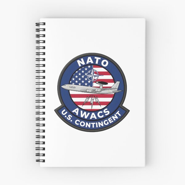 Item preview, NATO AWACS U.S. Contingent Military Patch designed and sold by CharlieDesings.