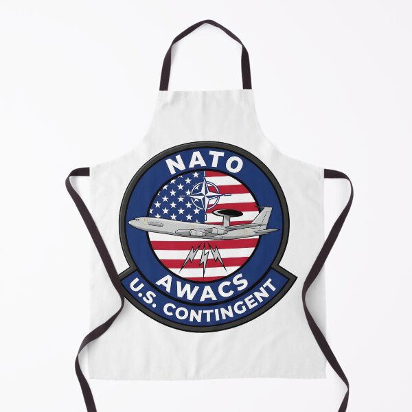 Item preview, NATO AWACS U.S. Contingent Military Patch designed and sold by CharlieDesings.
