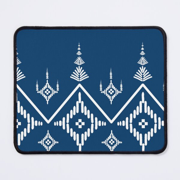 Item preview, Navy Blue Thai Traditional Pattern designed and sold by sunsmilestudio.