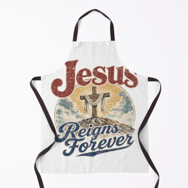 Item preview, Jesus Reigns Forever - Vintage Resurrection Cross Graphic designed and sold by Faithloveshop.