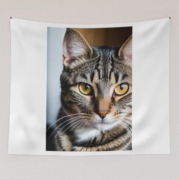 Item preview, Animals - Tabby Cat, Amber-Eyed Portrait designed and sold by DoodyPets.