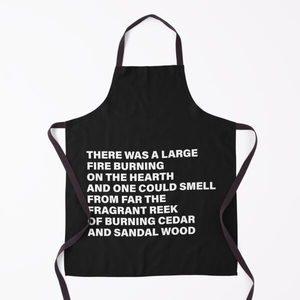Item preview, The Fragrant Reek of Burning Cedar and Sandal Wood — The Odyssey Quote (Black Version) designed and sold by LiteraryRelics.