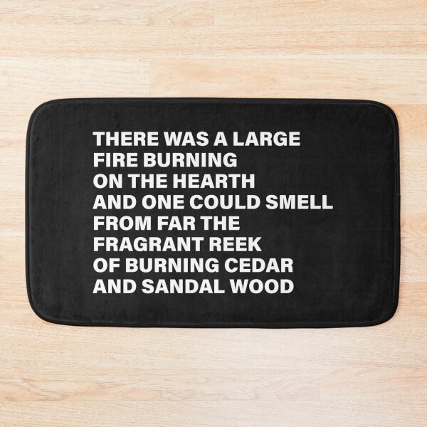 Item preview, The Fragrant Reek of Burning Cedar and Sandal Wood — The Odyssey Quote (Black Version) designed and sold by LiteraryRelics.