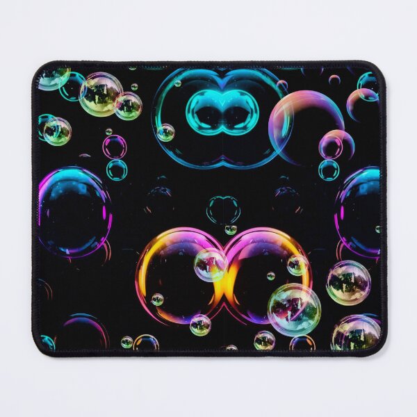 Item preview, Glowing Vibrant Colorful Soap Bubbles Aesthetic Art designed and sold by Core design hub .