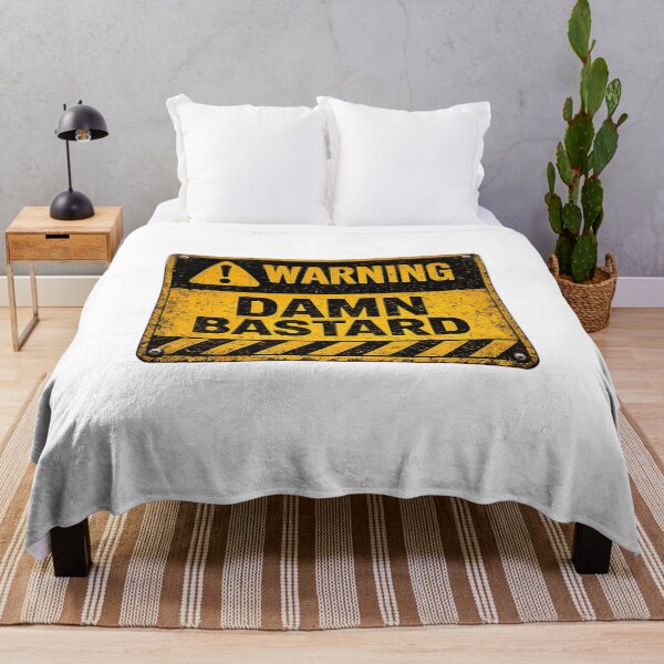 Item preview, SIGNS - Warning! Damn Bastard designed and sold by MetusArt.