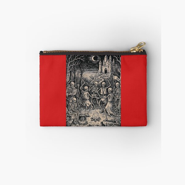 Item preview, Danse Macabre - Vintage Skeleton Woodcut designed and sold by Marginalia Workshop.