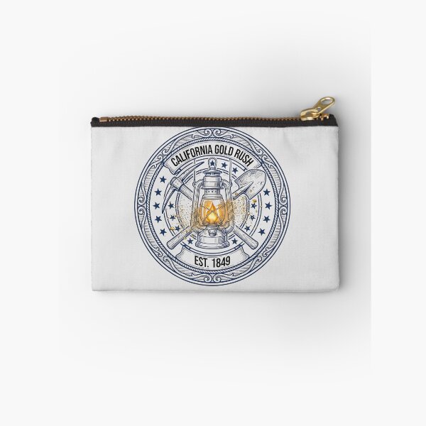Item preview, California Gold Rush Est 1849 Vintage Miner Lantern Emblem designed and sold by legacylivingshop.