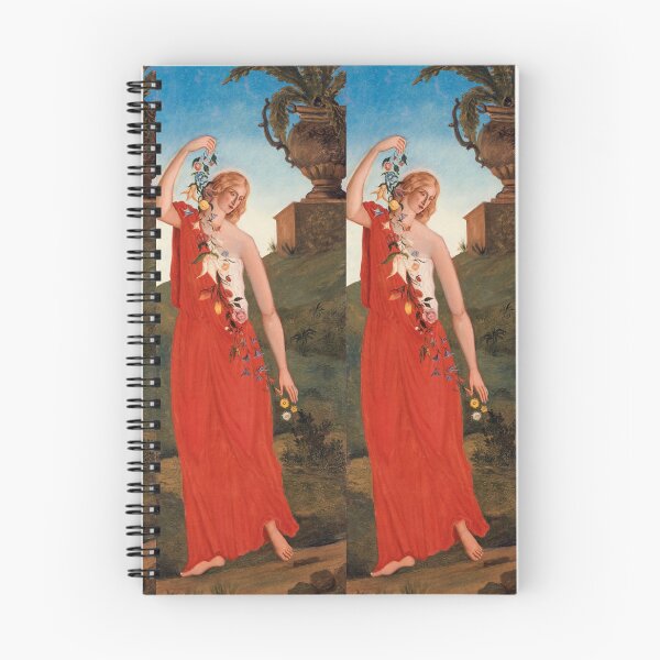 Item preview, Allegory of Spring Woman in Red designed and sold by artofuniverse.