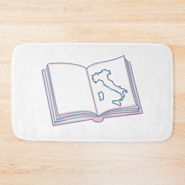 Item preview, Italian Boot Map on Open Book – Simple Line Art for Italy Lovers designed and sold by EmeraldeaArt.