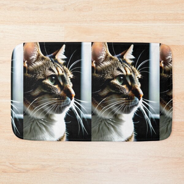 Item preview, Animals - Tabby Cat, Feline Portrait with an Intense Gaze designed and sold by DoodyPets.