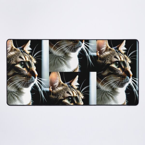 Item preview, Animals - Tabby Cat, Feline Portrait with an Intense Gaze designed and sold by DoodyPets.