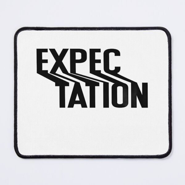 Item preview, Minimalist Expectation Typography Design designed and sold by DailyDoodlesBySumbul.