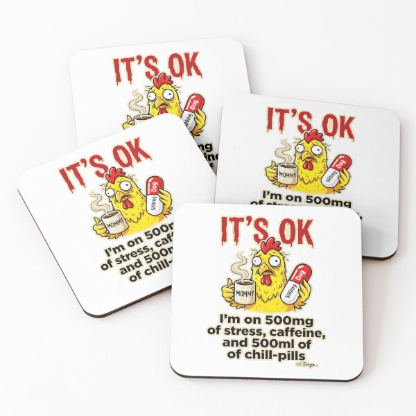 Item preview, Stressed Chicken Coffee Lover Funny Mom Life designed and sold by RamyGallery.