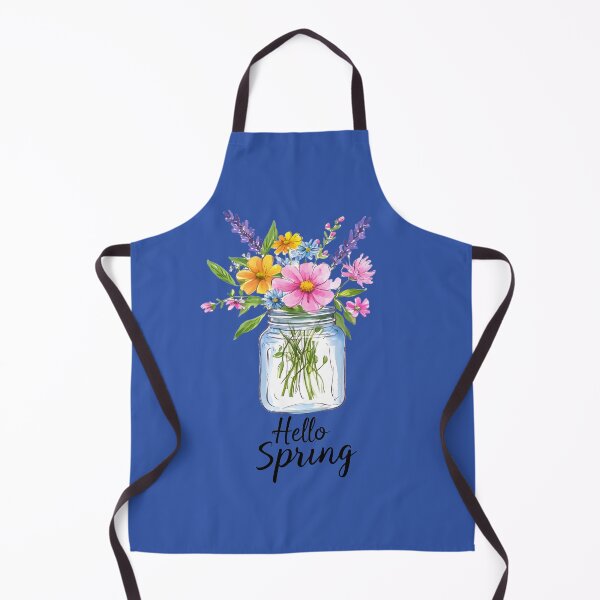 Item preview, Hello Spring Wildflower Mason Jar | Cottagecore Floral Bouquet Watercolor Design designed and sold by innerfaith.