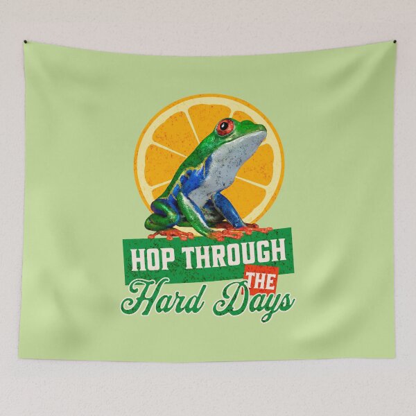 Item preview, Funny Amazon Tree Frog Orange Positive Quote designed and sold by Vac1.